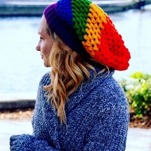 LGBTQ Pride slouchy beanie